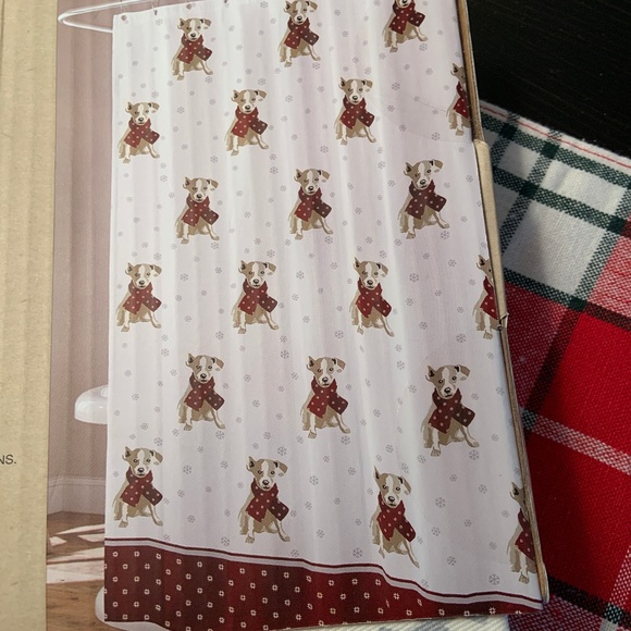 Augie Jack Russell Shower Curtain by ED - Picture 2 of 4